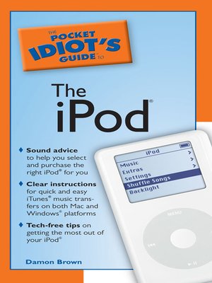 The Pocket Idiot's Guide to the iPod - ebook